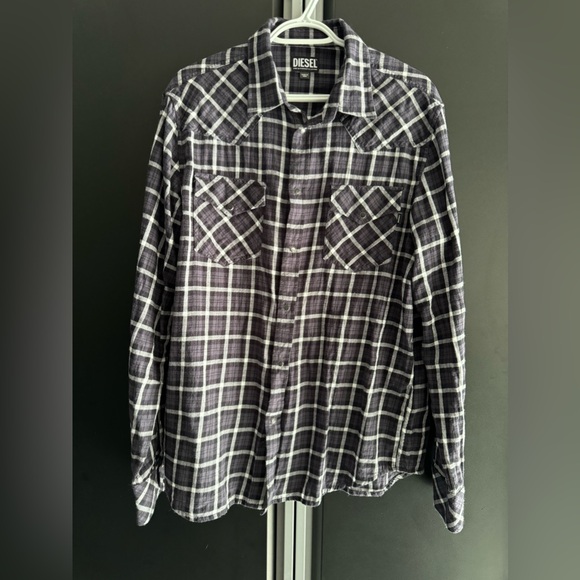 Diesel Flannel xl button down - Picture 1 of 3